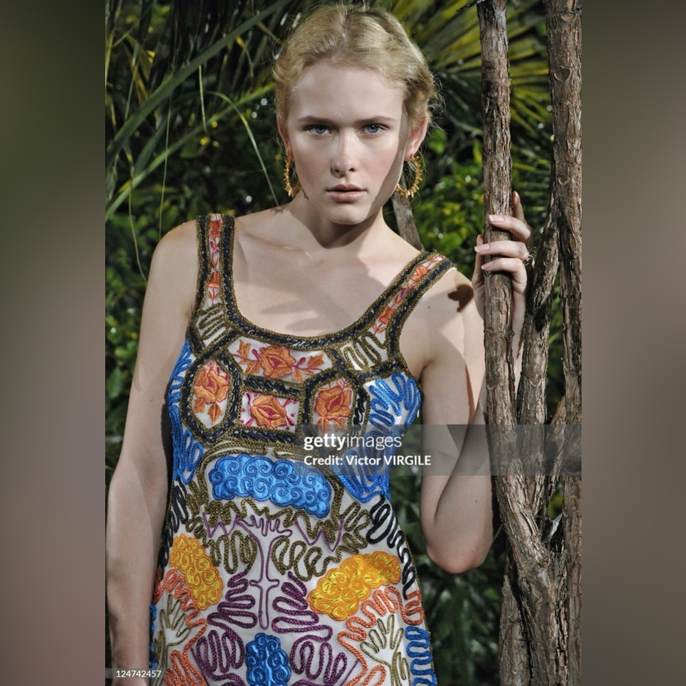 Colorful Patterned Mini Dress EXTREMELY RARE - Picture 3 of 7